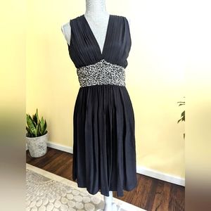 NWT Castle Starr silk blk cocktail dress sz 8